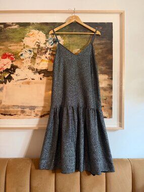 No. 6 metallic slip dress